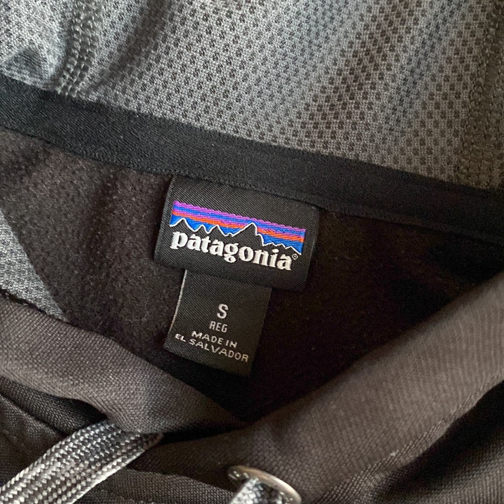 Patagonia Mens Hooded Sweatshirt Black S - Picture 5 of 7